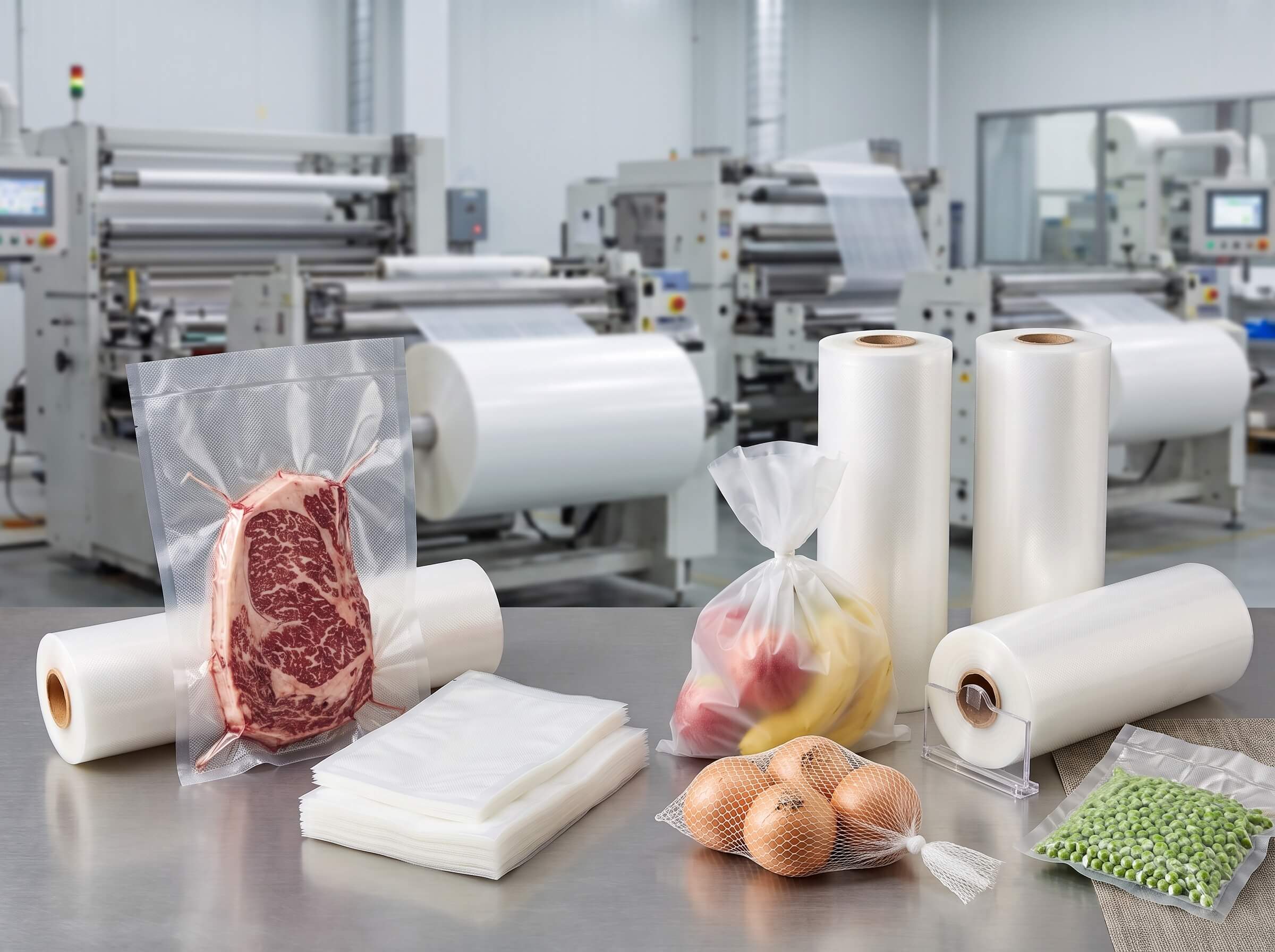 Embossed Vacuum Bags & Perforated Roll Bags CV Gunawan Plastik